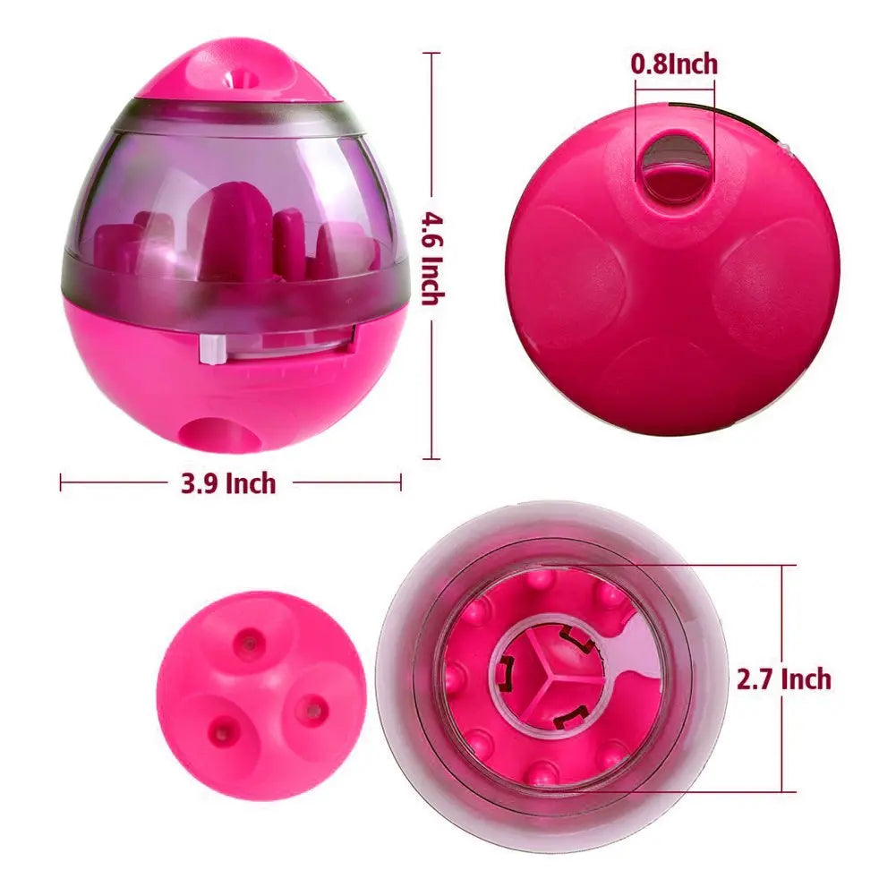 Interactive Dog Cat Toy Increases IQ Treat Ball Food Dispenser Feed Bowl Tumbler for Dogs Puppy Training Balls Pet Accessories