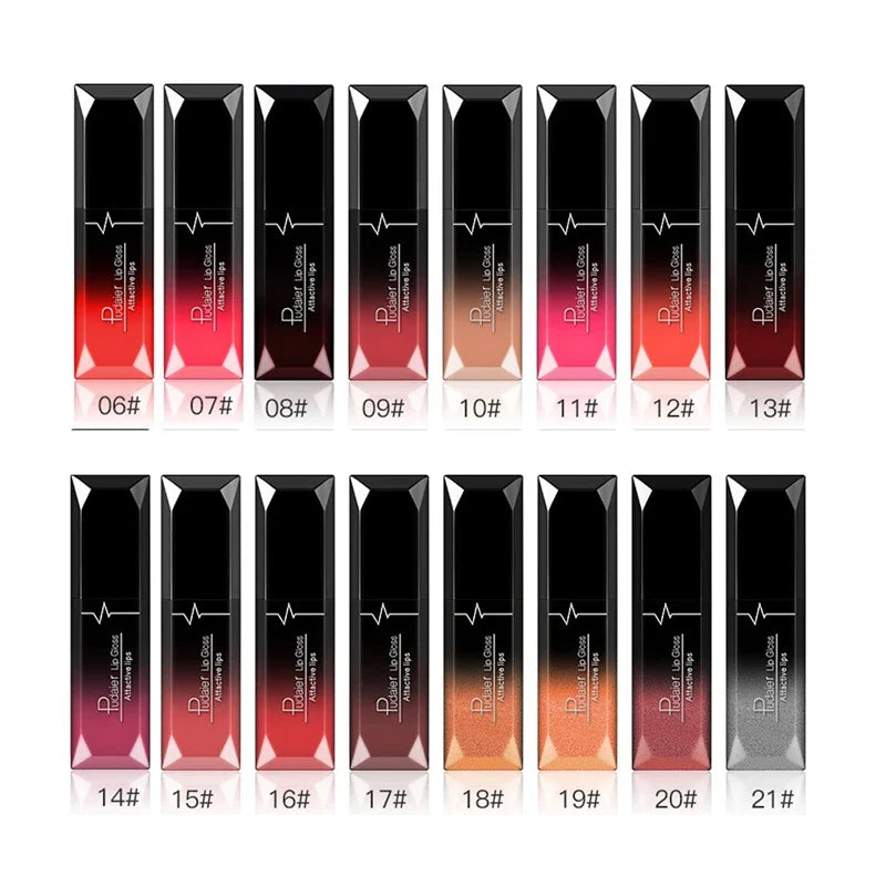 21 Colors Nude Matte Lipstick Liquid Moisturizer Waterproof Lasting Non-stick Cup Velvet Lip Gloss Women Lips Makeup Cosmetics