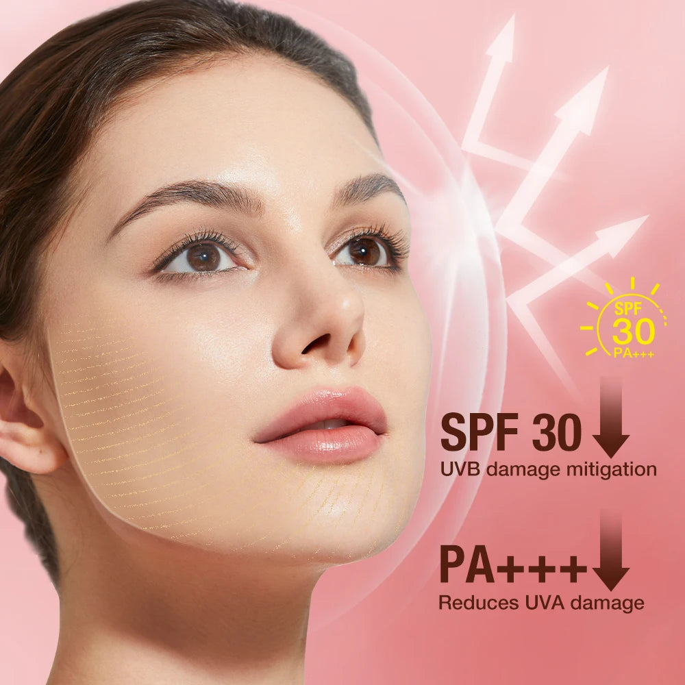 Face Powder Oil-control 24 Hours SPF 30 PA+++ Long Lasting Waterproof Matte Face Makeup Cosmetic Setting Compact Powder